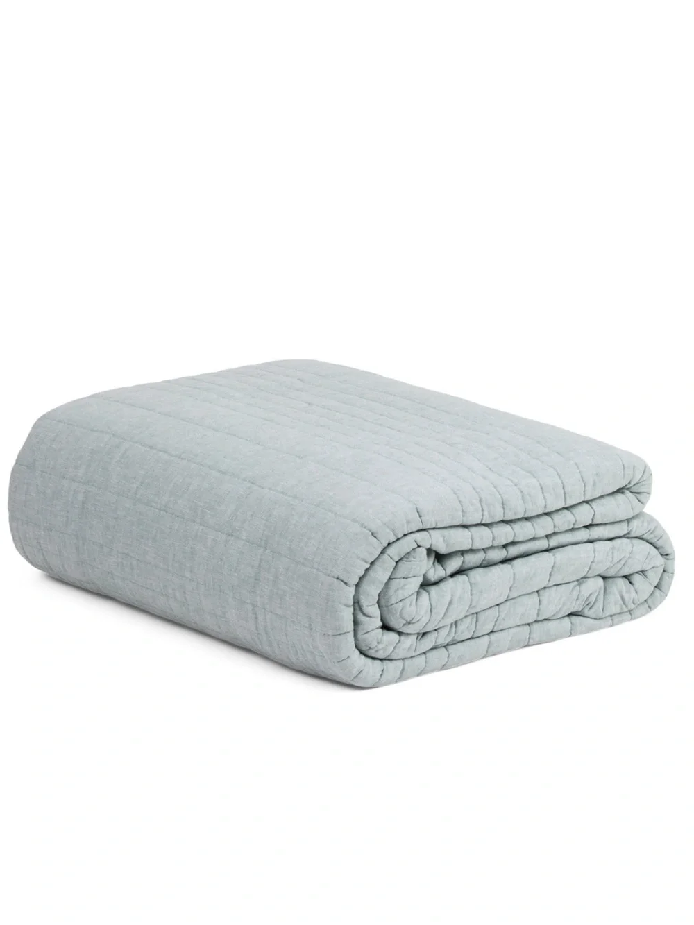 TAHARI HOME linen and cotton‎ blend warm quilt